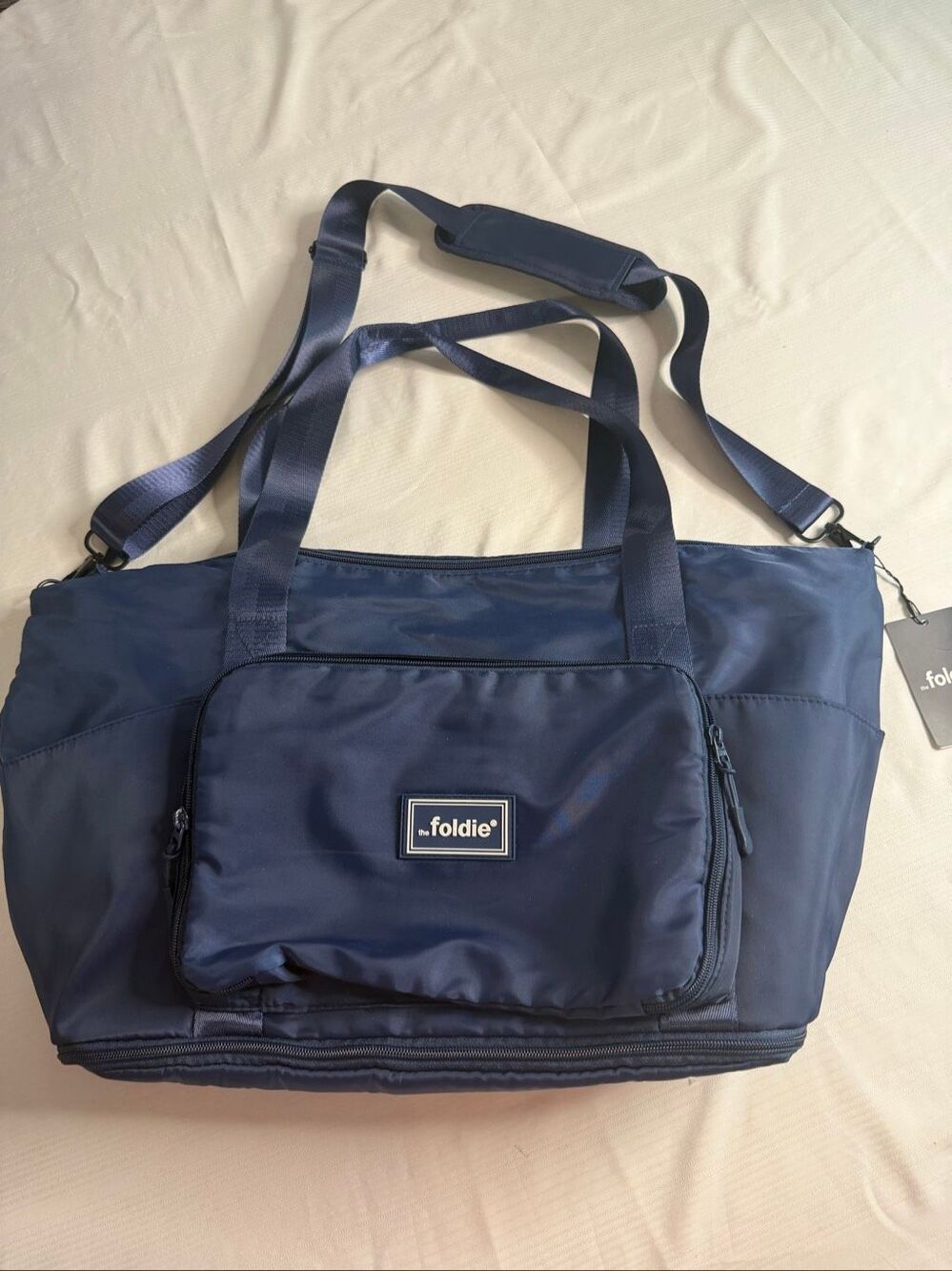 NWT Foldie Multi Purpose Navy Blue Travel Bag Tote New